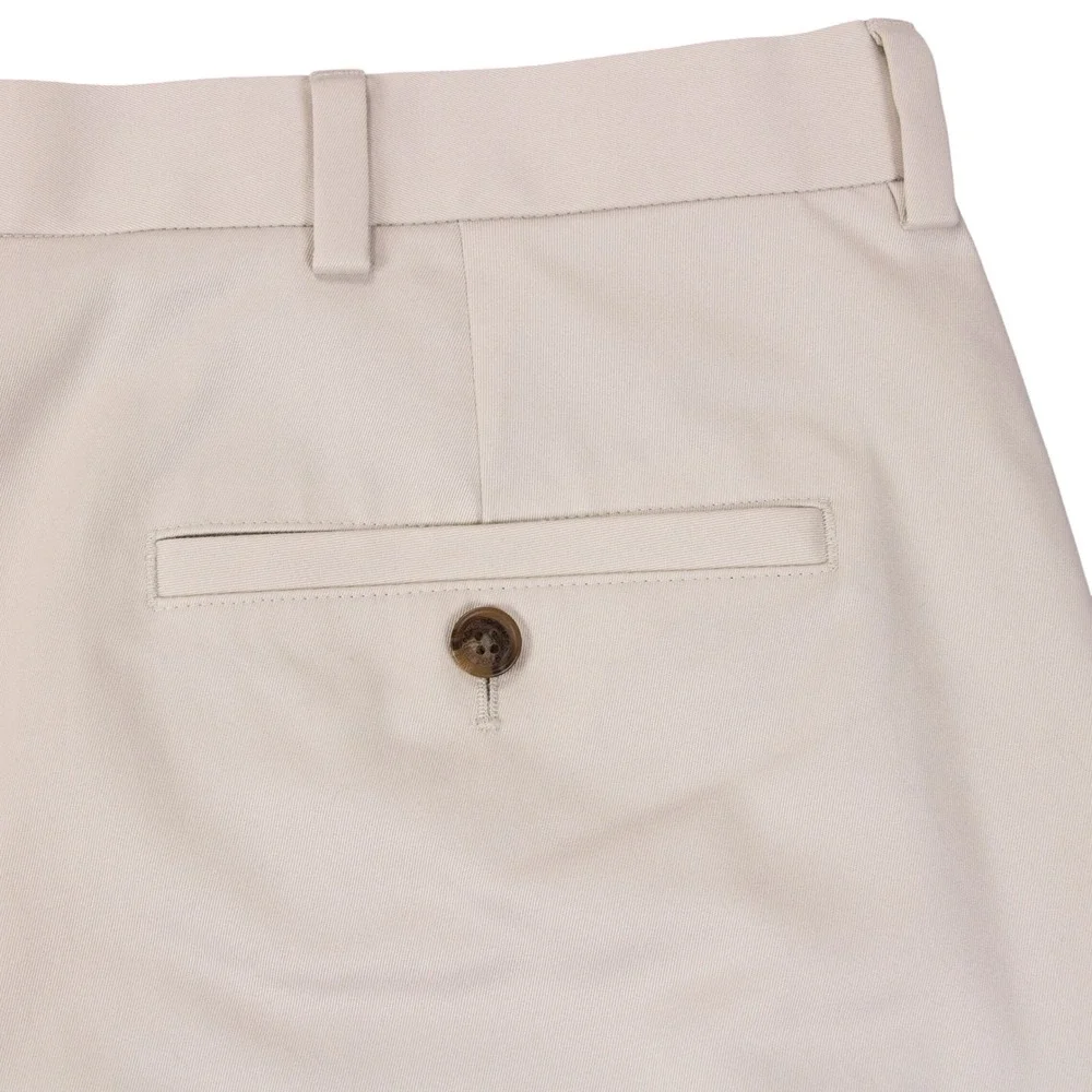 Brooks Brothers Mens 40x8.5 Light Weight Advantage Chino Shorts Beige Cotton